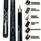 BP01 – Carbon Fiber Knight Edition Pool Cue (12.5mm)