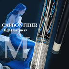 BP01 – Carbon Fiber Mermaid Edition Pool Cue (12.5mm)